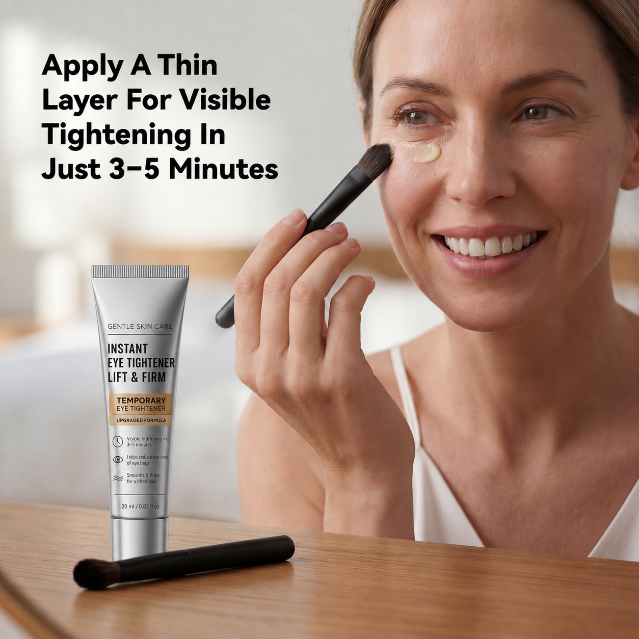 Instant Eye Tightener – Smooths Eye Bags, Puffiness & Fine Lines in 3–5 Minutes, 0.67 oz