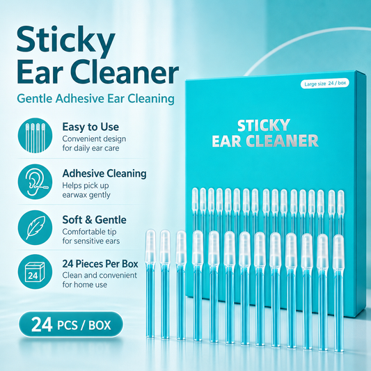 Sticky Ear Cleaning Sticks – Gentle & Effective Earwax Removal Tool